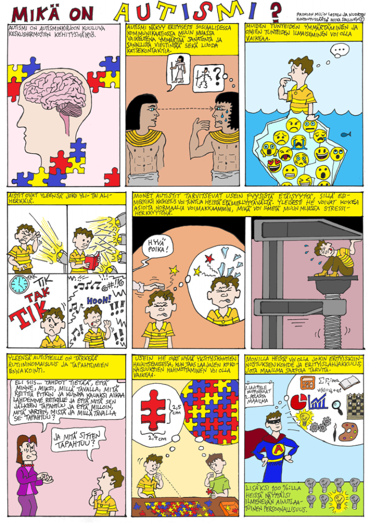 Autismi-sarjakuva
